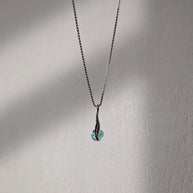 gepersonaliseerde rouwketting met as