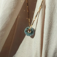 memorial pendant custom made voor de oogkleur van overledene