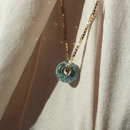 memorial pendant custom made voor de oogkleur van overledene