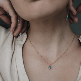 minimalistische gedenkoorbel met as