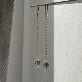 Handgemaakte as oorbellen goud gedenksieraad op maat