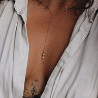 handgemaakte as gedenkketting van 14k gold filled