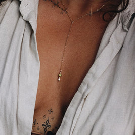 handgemaakte as gedenkketting van 14k gold filled