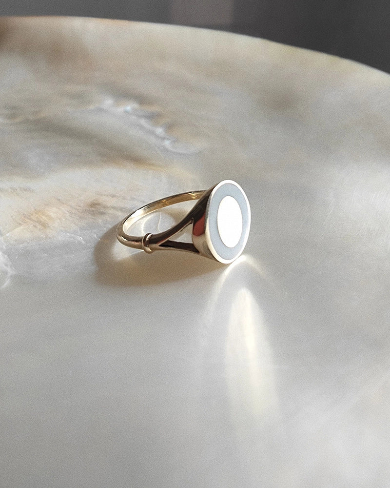 minimalistische asring voor vrouw