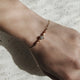 handgemaakte as armband van zilver